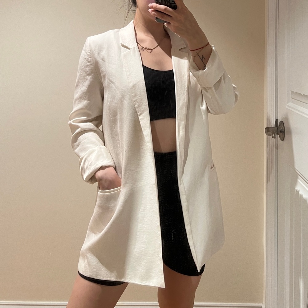 Ivory Light Summer Blazer